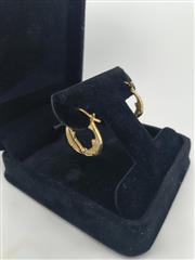 Gold Earrings 14K Yellow Gold 1.3g